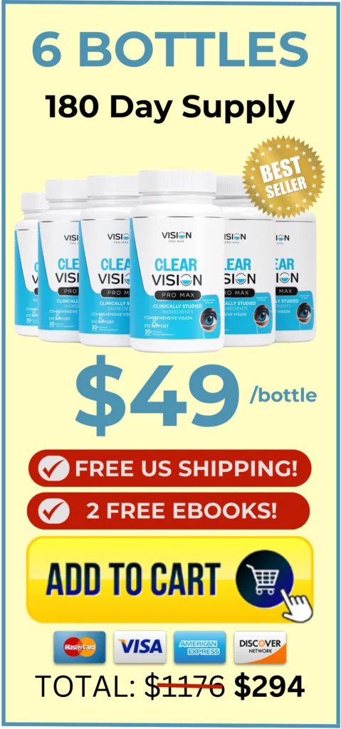 Clear Vision Pro™ 6 bottles pricing